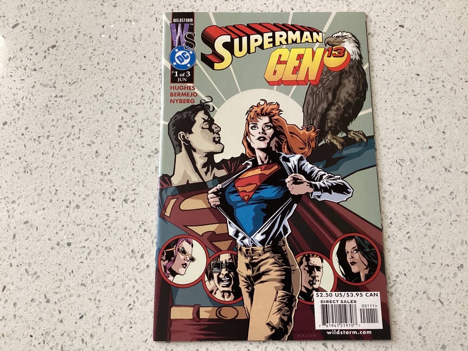 2000 Superman Gen 13 DC Comics 1 of 3 New old stock 2000 Superman Gen 13 DC Comics 1 of 3 New old stock