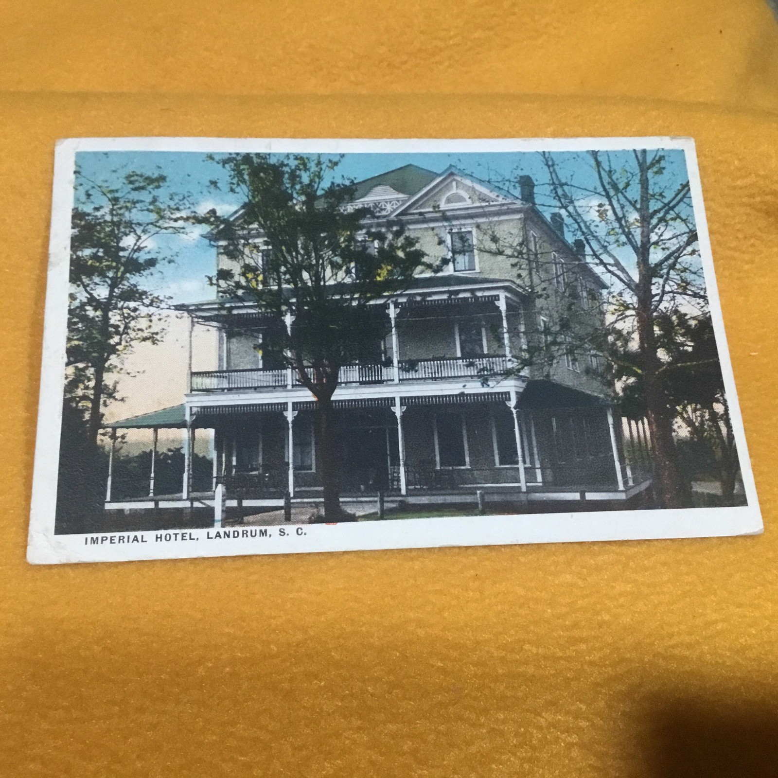 1917 Landrum SC Postcard Imperial Hotel South Carolina View 1917 Landrum SC Postcard Imperial Hotel South Carolina View