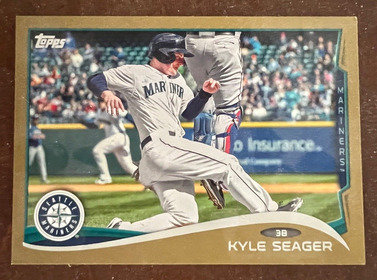 2014 Topps #73 Kyle Seager Gold 0135/2014