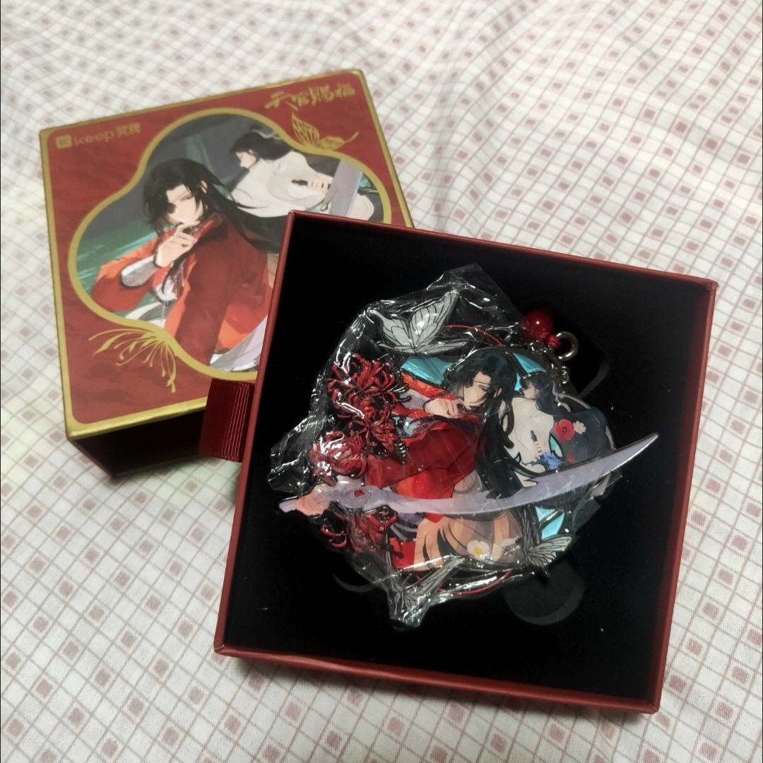 Hua Cheng Xie Lian X Keep Original Medal Ancient Style Metal Ornaments TGCF Gift Hua Cheng Xie Lian X Keep Original Medal Ancient Style Metal Ornaments TGCF Gift