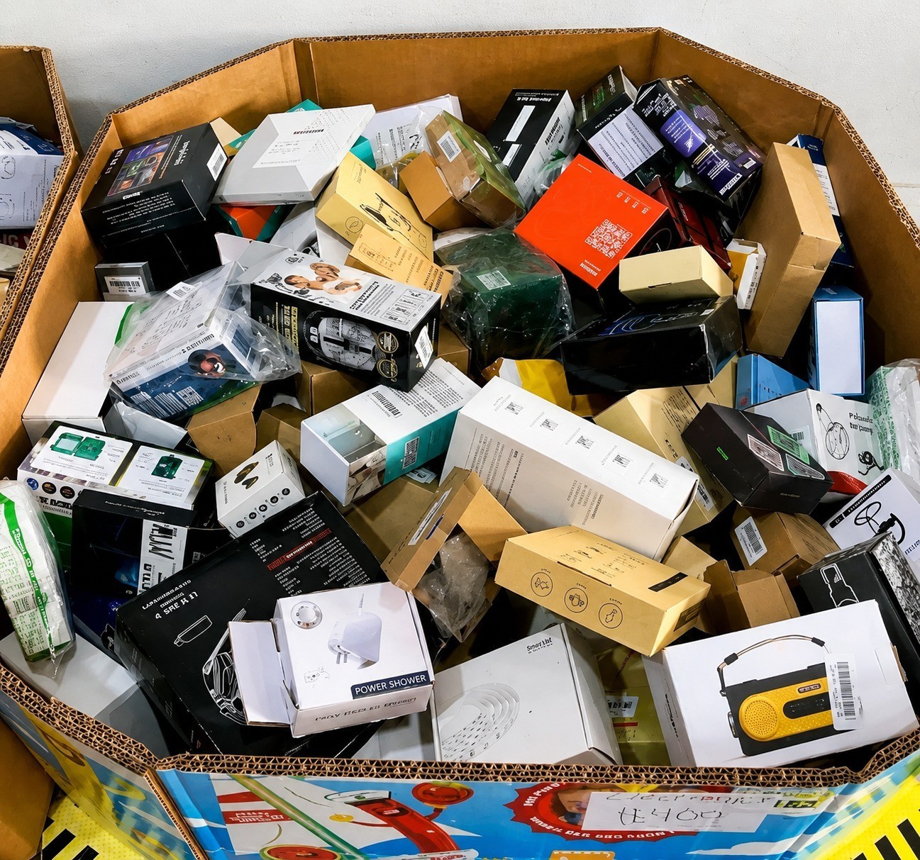 Bulk Reseller Liquidation Mystery Box – Mixed Brand New Overstock Lot
