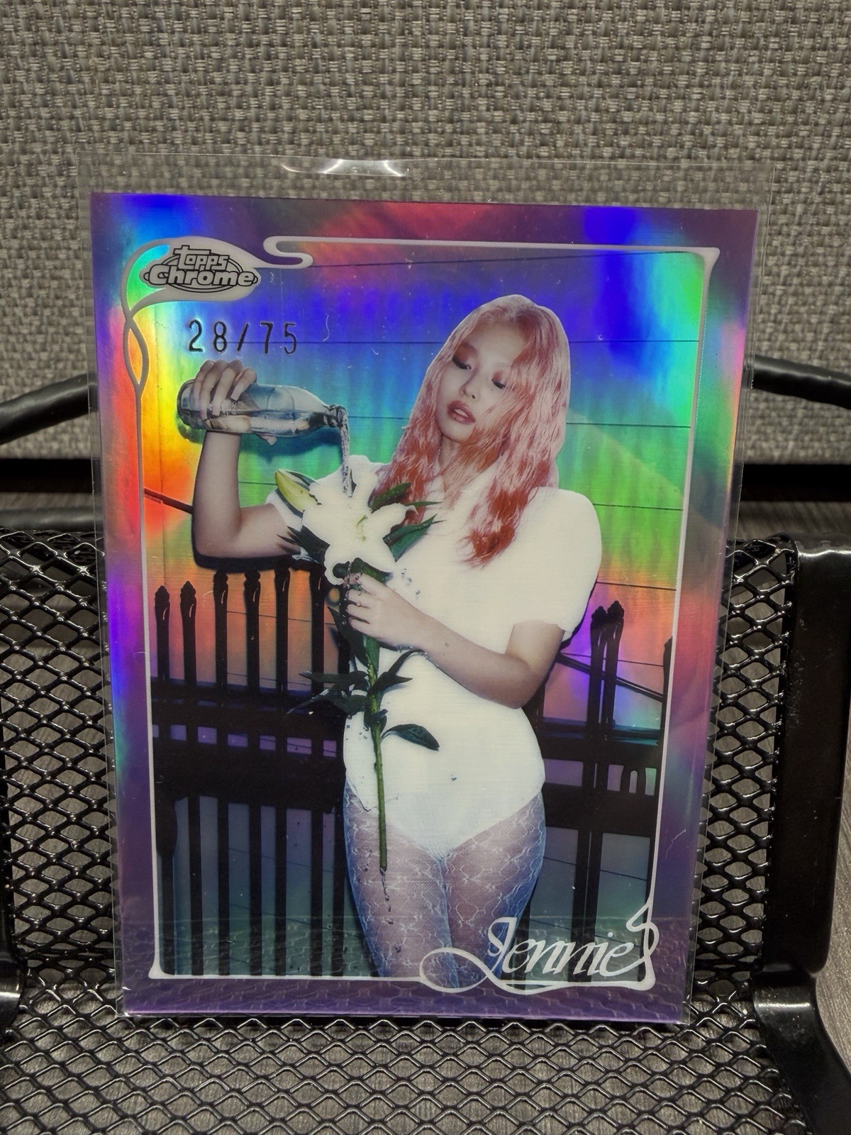2026 Topps Chrome x Jennie Base Purple Refractor #30 /75