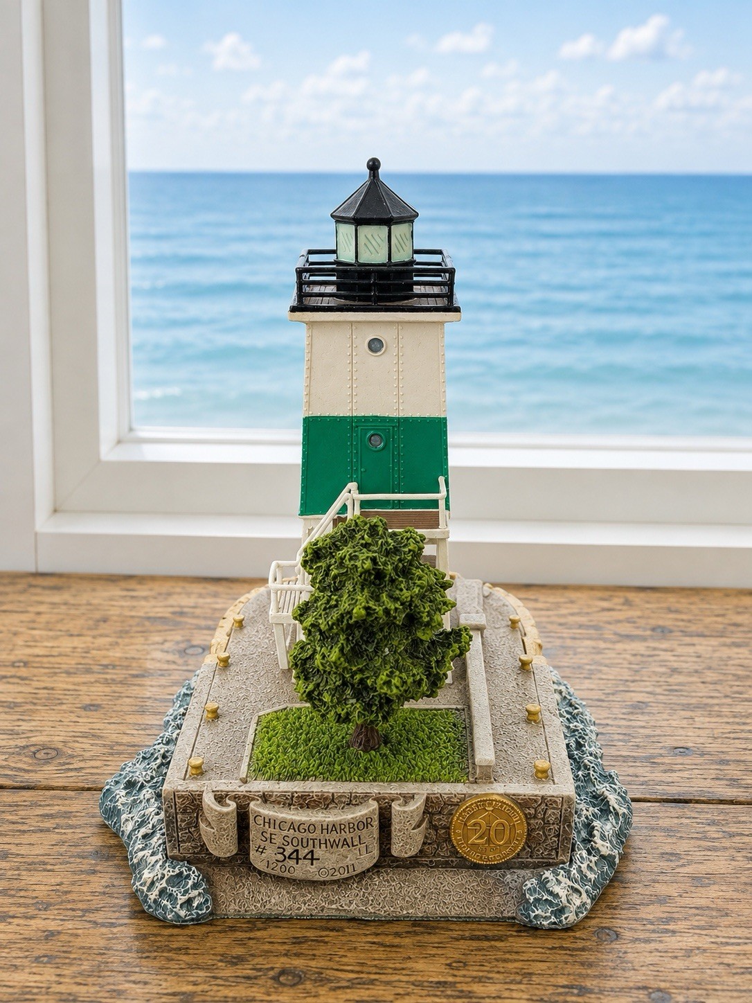 Very Rare Harbour Lights Chicago Harbor SE Guide Wall Lighthouse Illinois NOS Very Rare Harbour Lights Chicago Harbor SE Guide Wall Lighthouse Illinois NOS