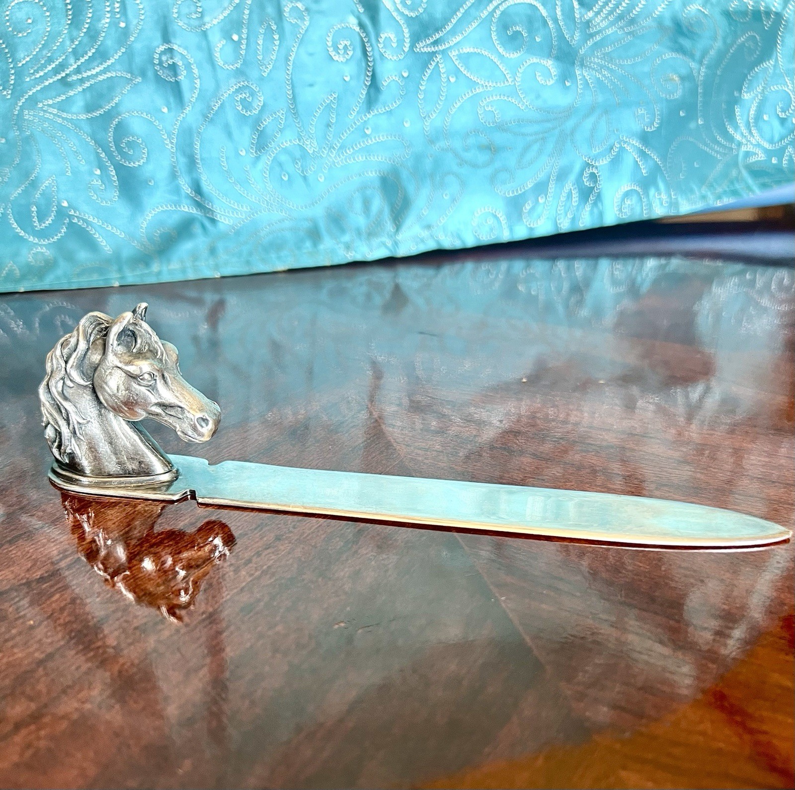 Vintage Reed Barton 274 Horse Head Letter Opener Paper Weight Silver Plated Vintage Reed Barton 274 Horse Head Letter Opener Paper Weight Silver Plated