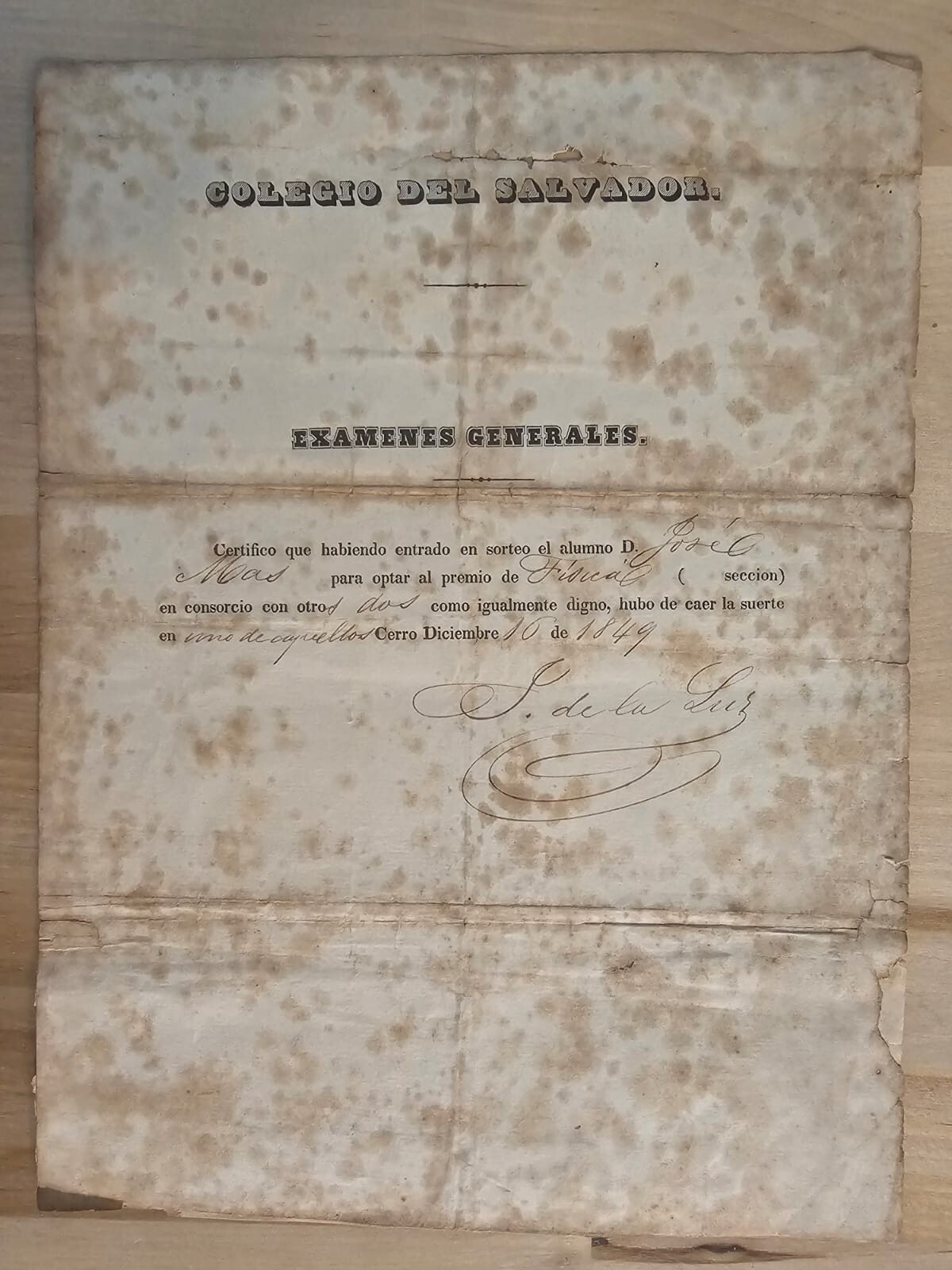 RARE Cuban philosopher Pedagogue Jose de la Luz y Caballero SIGNED LETTER 1849 RARE Cuban philosopher Pedagogue Jose de la Luz y Caballero SIGNED LETTER 1849