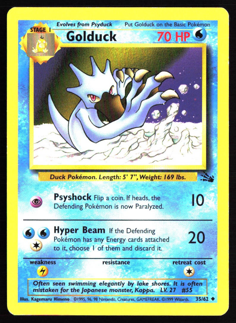 Fossil #35/62 Golduck