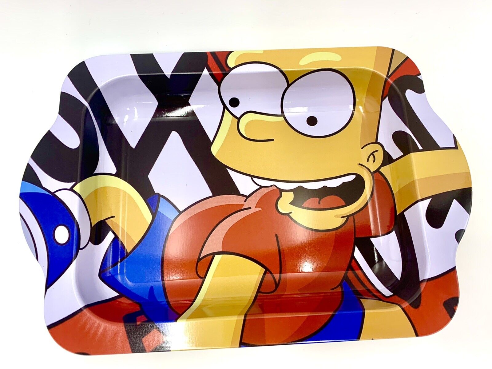 Simpsons Backwoods Rolling Tray Metal Premium USA Ship