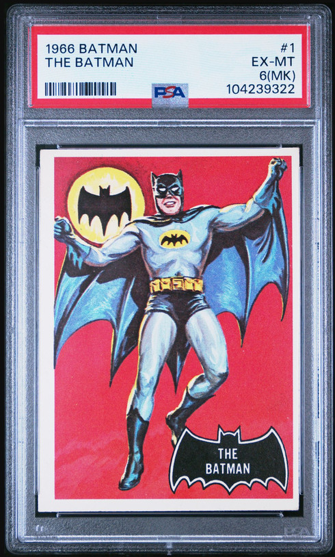 1966 The Batman Black Bat PSA 6 (MK) Batman Rookie Beautiful Eye appeal RC