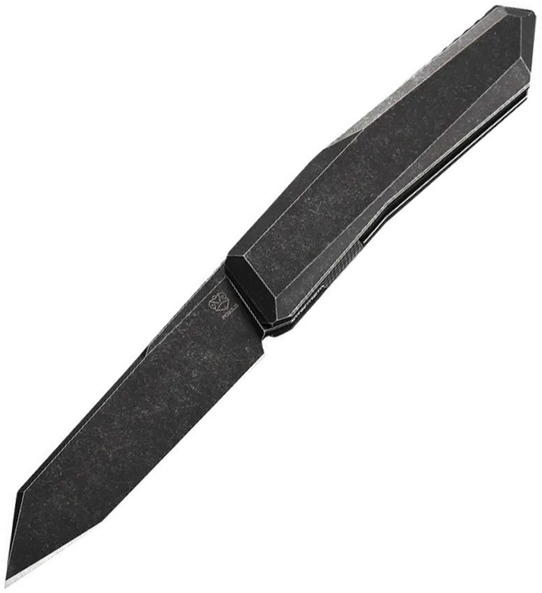 Poikilo Blade Prism Large Linerlock Black Folding Knife Poikilo Blade Prism Large Linerlock Black Folding Knife