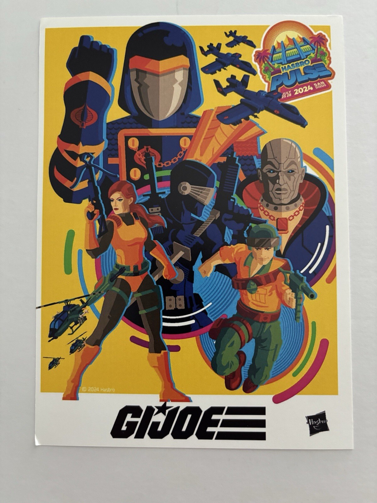 New Hasbro GI Joe Promo Postcard New Hasbro GI Joe Promo Postcard