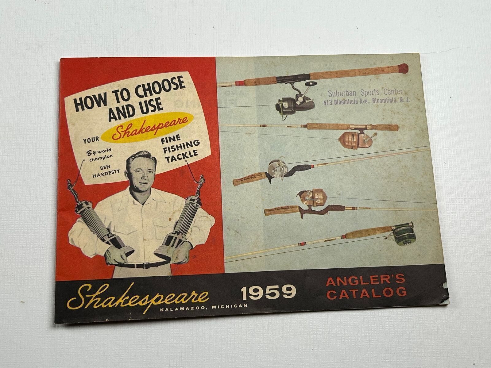 Vintage Fishing Shakespeare Angler's Catalog 1959 Kalamazoo MI