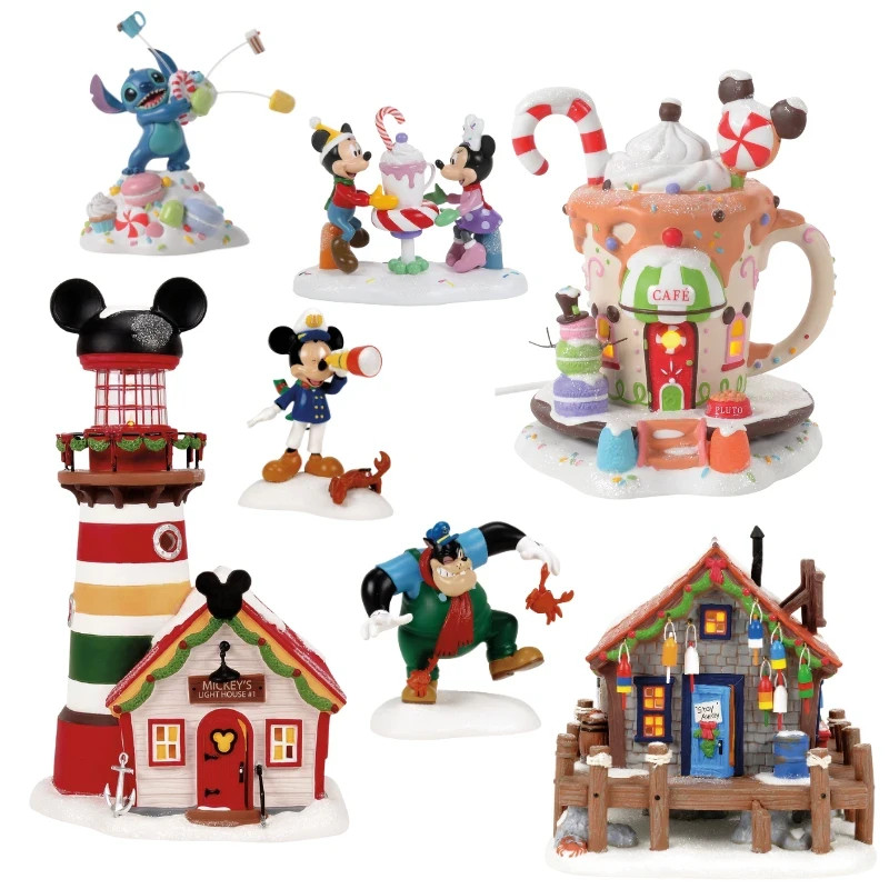 Dept 56 2026 DISNEY VILLAGE SET/7 MICKEY'S PEPPERMINT VILLAGE & COASTAL VILLAGE Dept 56 2026 DISNEY VILLAGE SET/7 MICKEY'S PEPPERMINT VILLAGE & COASTAL VILLAGE