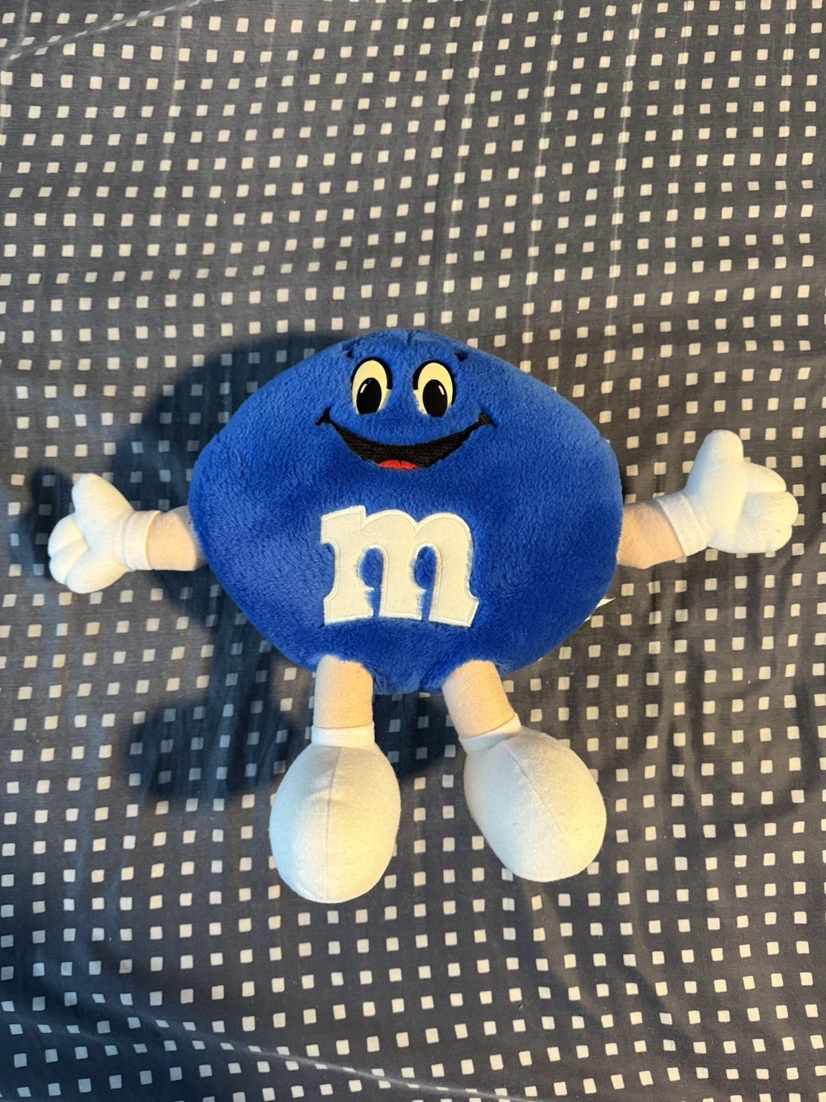 Blue M&M Candy Plush Blue M&M Candy Plush