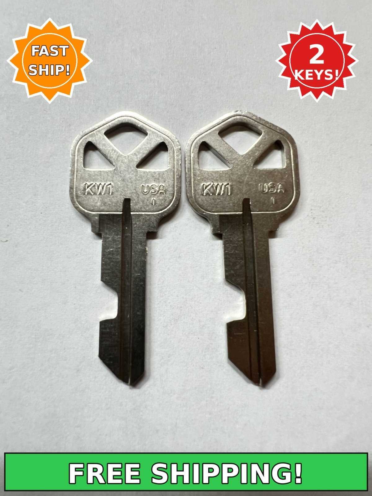 2 LockBuster KW1 keys DISABLE ANY KWIKSET LOCK KILLERKEY LOCKBUSTER LOCKOUT KEYS