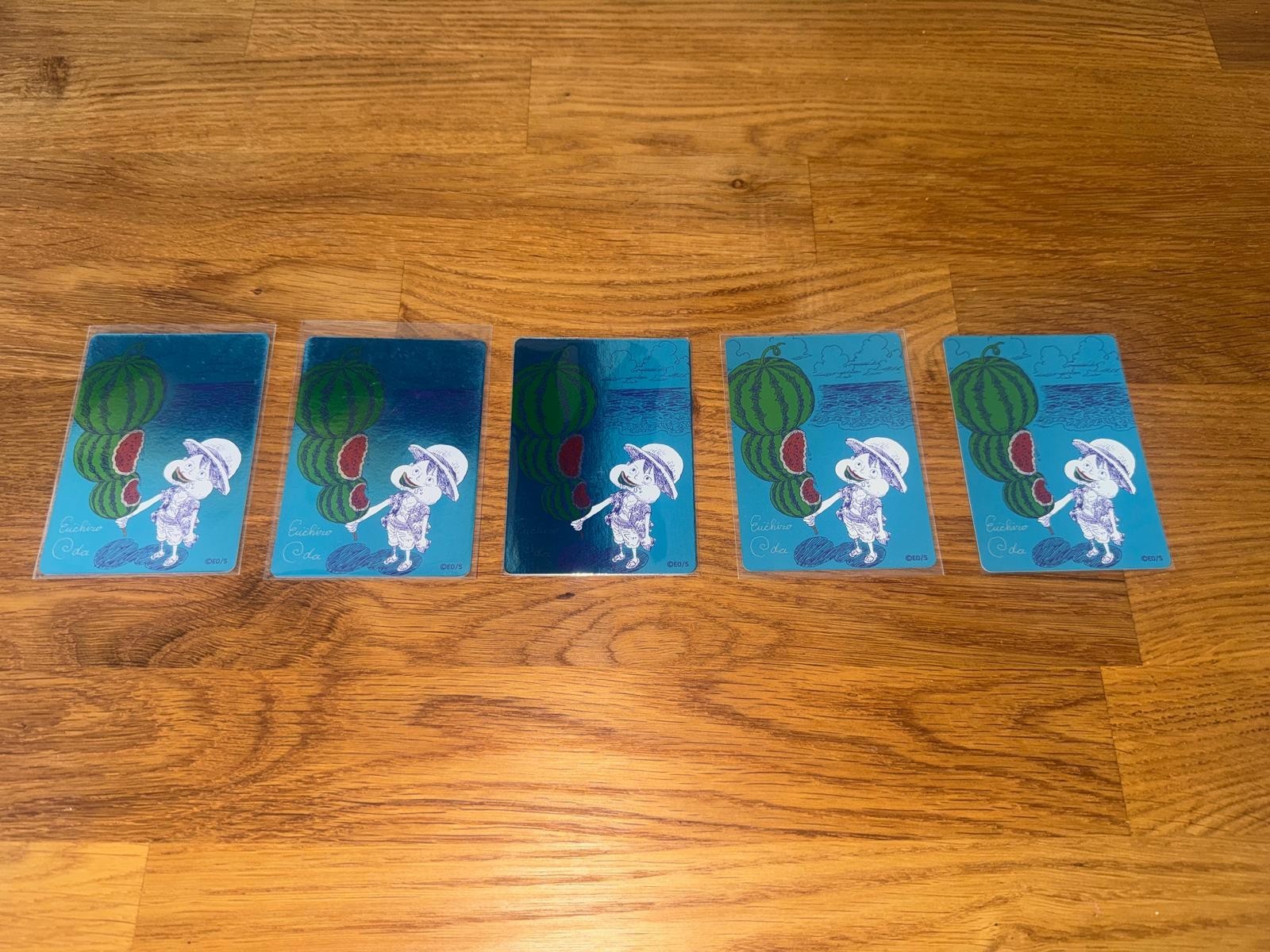Luffy Watermelon NatsuComi 2026 Metakira One Piece Promo Card Oda Signature NM Luffy Watermelon NatsuComi 2026 Metakira One Piece Promo Card Oda Signature NM