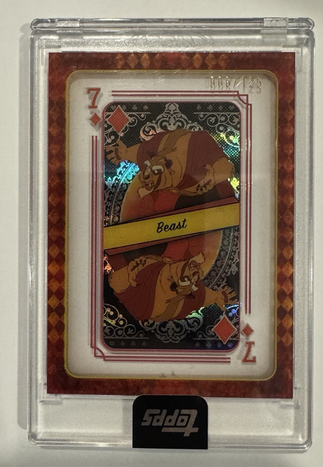 2025 Topps Disney Mint Queen Of Hearts Beast /125 2025 Topps Disney Mint Queen Of Hearts Beast /125