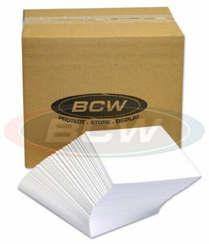 Case of 1000 Bulk Packed BCW Silver Age Acid Free Comic Book Backer Boards Case of 1000 Bulk Packed BCW Silver Age Acid Free Comic Book Backer Boards