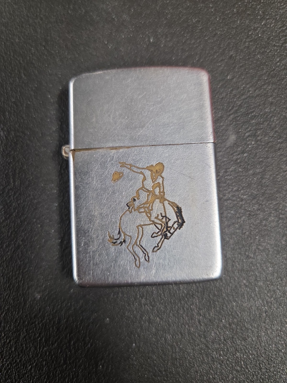 Zippo 1940s 1950s Vintage Cowboy Lighter Zippo 1940s 1950s Vintage Cowboy Lighter