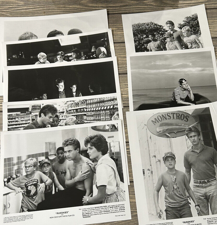 Vintage 1987 Russkies Movie Press Release Photos Set of 8