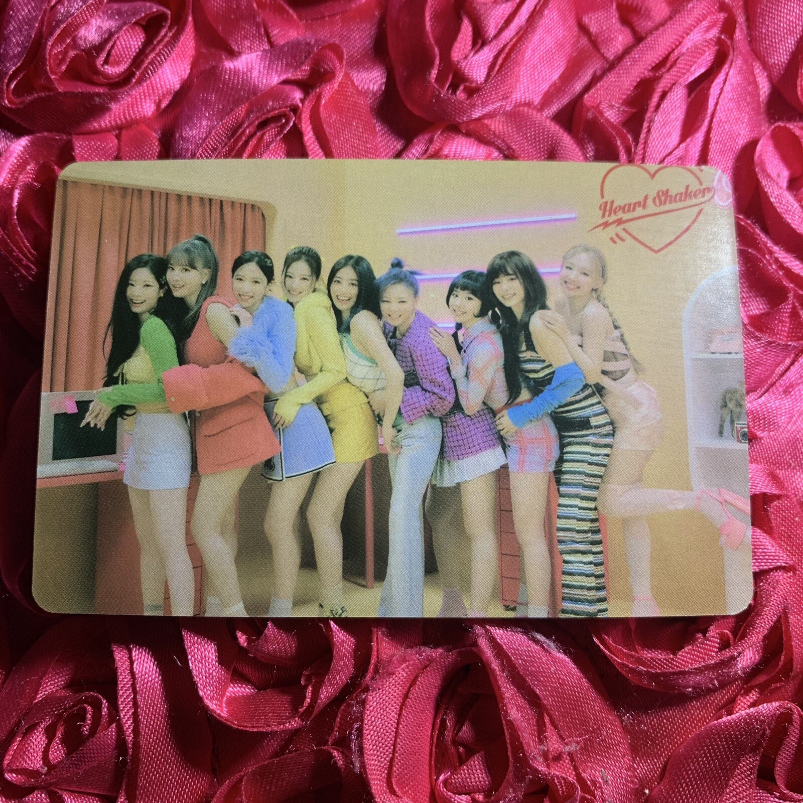 TWICE 2024 Suits Celeb K-pop Girl Photo Card Group Dresses Rainbow TWICE 2024 Suits Celeb K-pop Girl Photo Card Group Dresses Rainbow