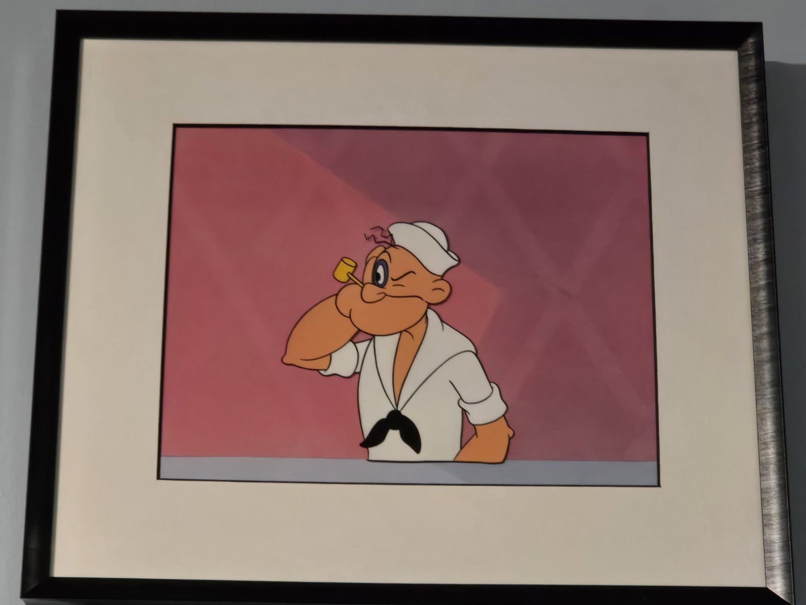Popeye the Sailor production cel (Jack Kinney Productions/King Features) c.1960 Popeye the Sailor production cel (Jack Kinney Productions/King Features) c.1960