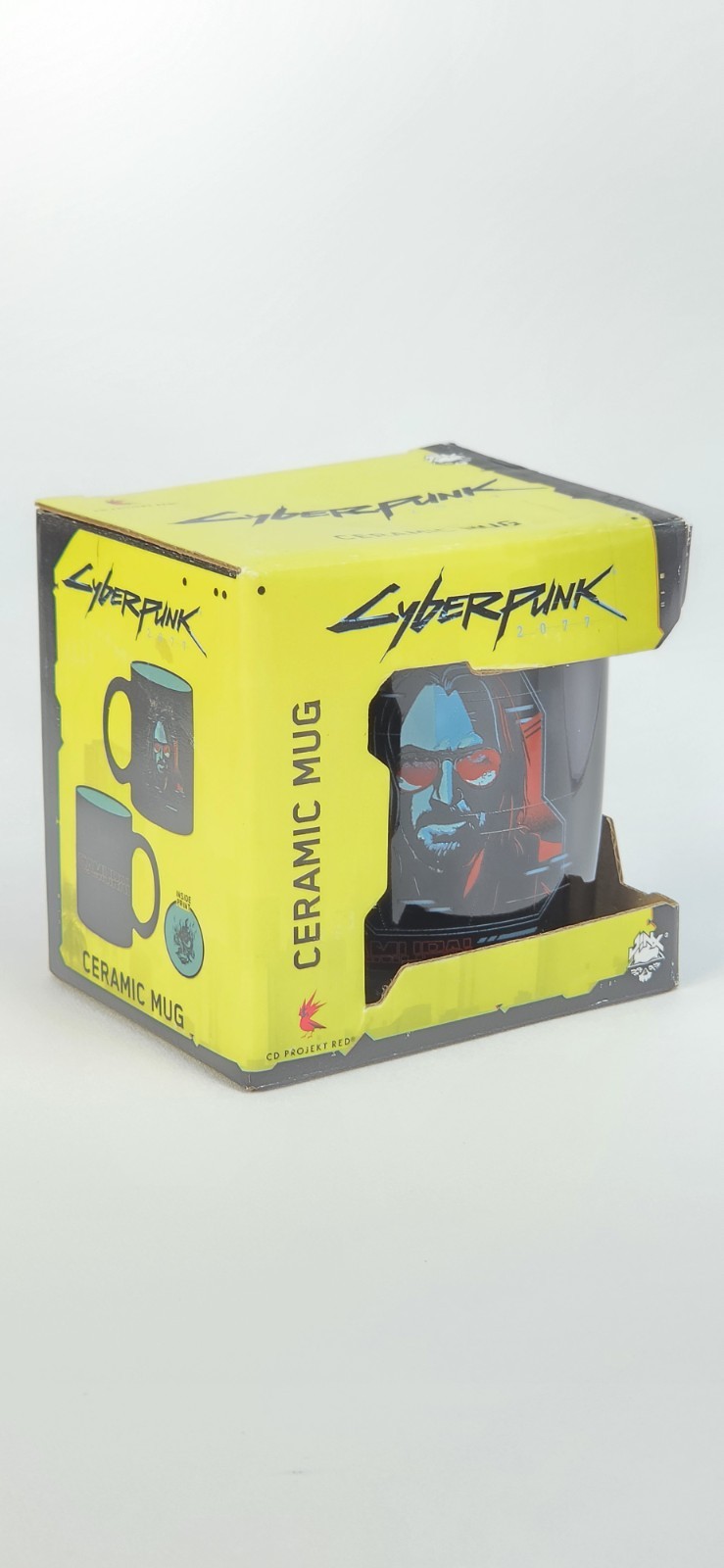 Cyberpunk 2077 JINX Digital Ghost Mug Johnny Silverhand Samurai New In Box Cyberpunk 2077 JINX Digital Ghost Mug Johnny Silverhand Samurai New In Box