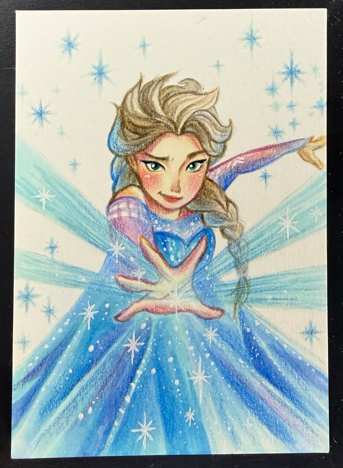 ELSA 1/1 SKETCH CardFun 2026 ChronoZ Disney Legacy by Yu Jung Shen CDL-SC-01 ELSA 1/1 SKETCH CardFun 2026 ChronoZ Disney Legacy by Yu Jung Shen CDL-SC-01