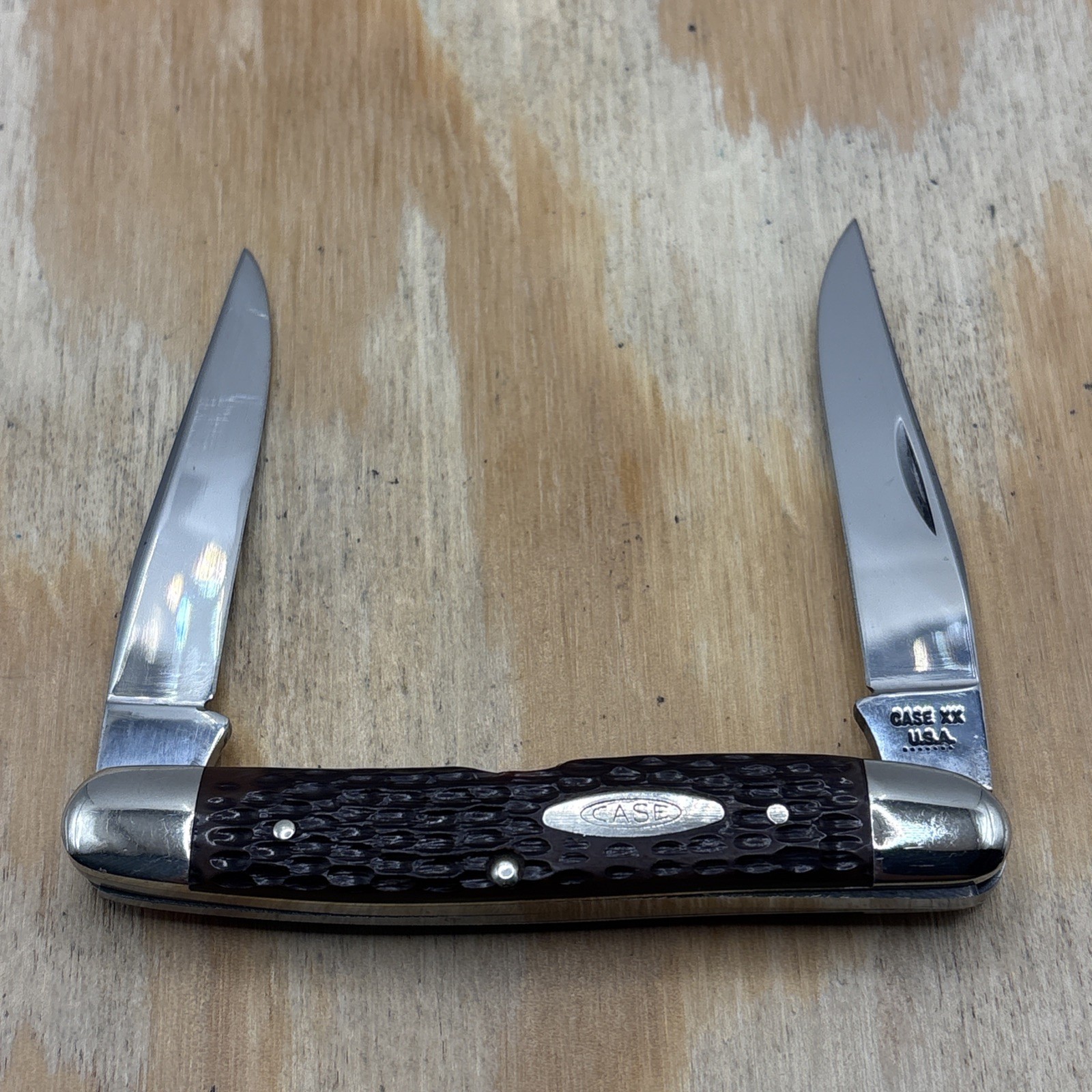Vintage Case XX 7 Dot 1973 Delrin Handle Muskrat Knife - Unused Excellent Vintage Case XX 7 Dot 1973 Delrin Handle Muskrat Knife - Unused Excellent