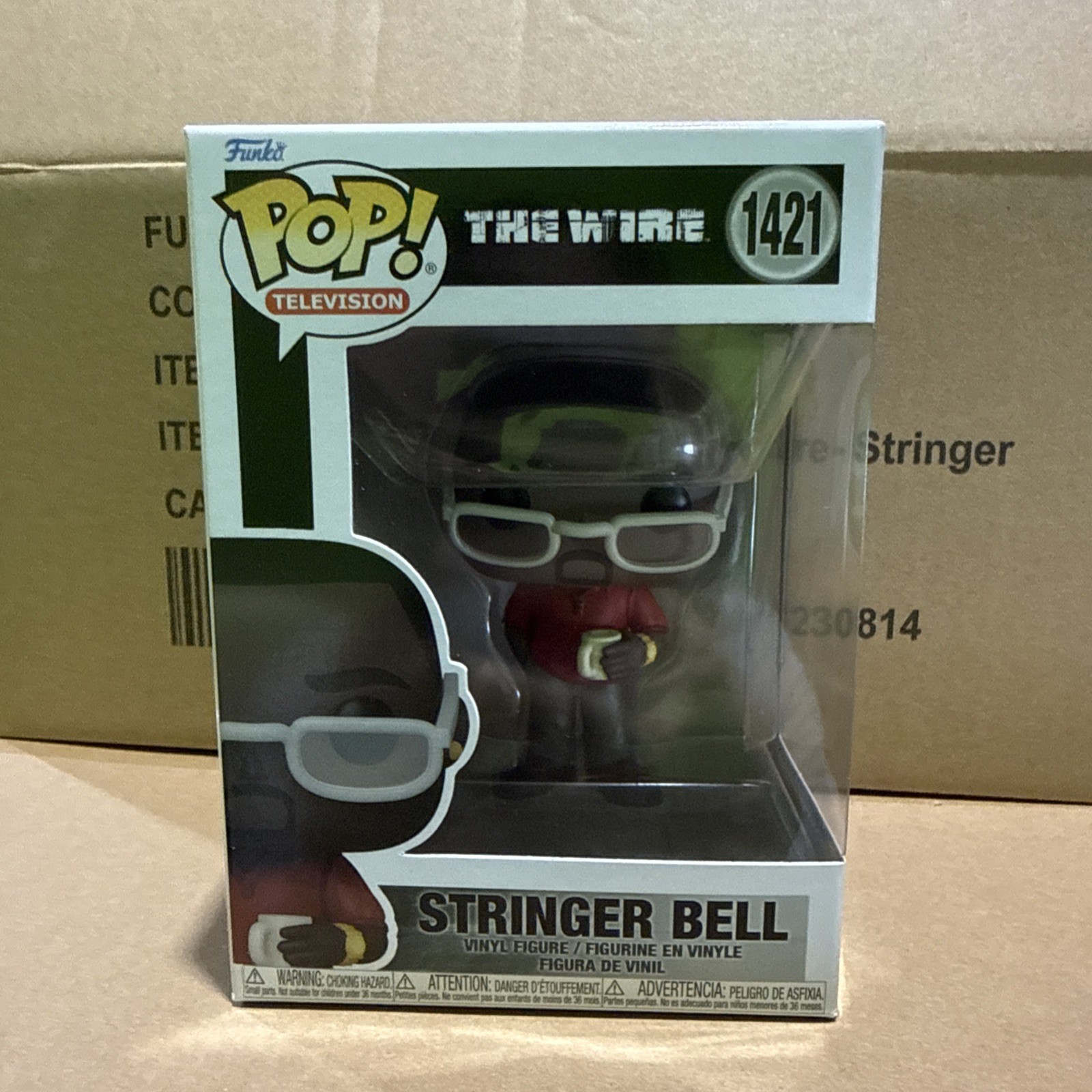 Funko POP Television The Wire Stringer Bell #1421 Funko POP Television The Wire Stringer Bell #1421