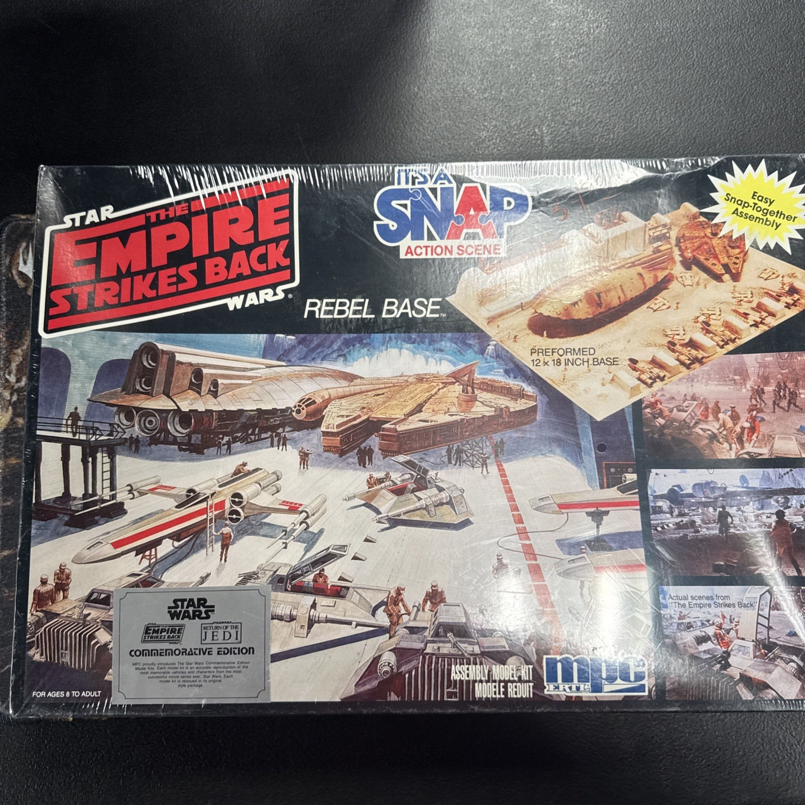 MPC ERTL Star Wars ESB Rebel Base It's A Snap Model Kit 1992 MPC ERTL Star Wars ESB Rebel Base It's A Snap Model Kit 1992