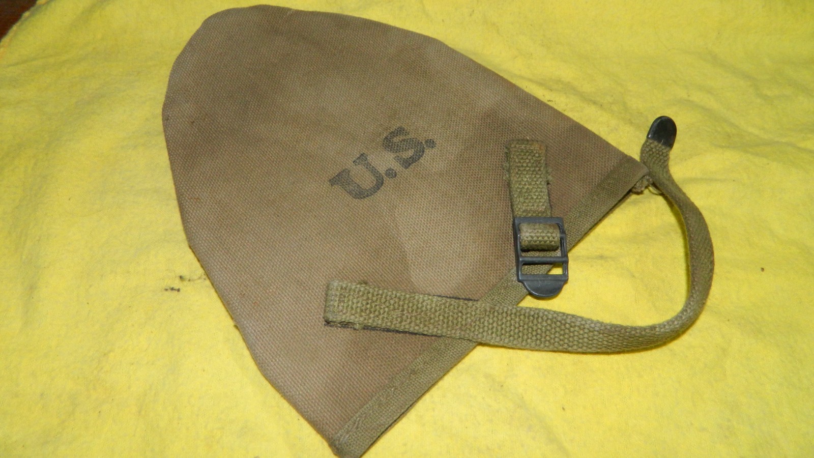 WWII WW2 US ARMY M-1910 SHOVEL COVER 1942 Dated M1910 Shovel Cover WWII WW2 US ARMY M-1910 SHOVEL COVER 1942 Dated M1910 Shovel Cover