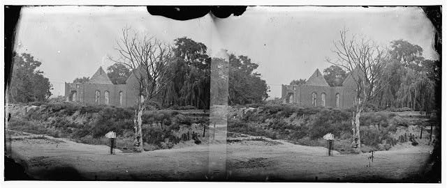 Photo:Hampton Virginia 1862 Ruins of Old Church