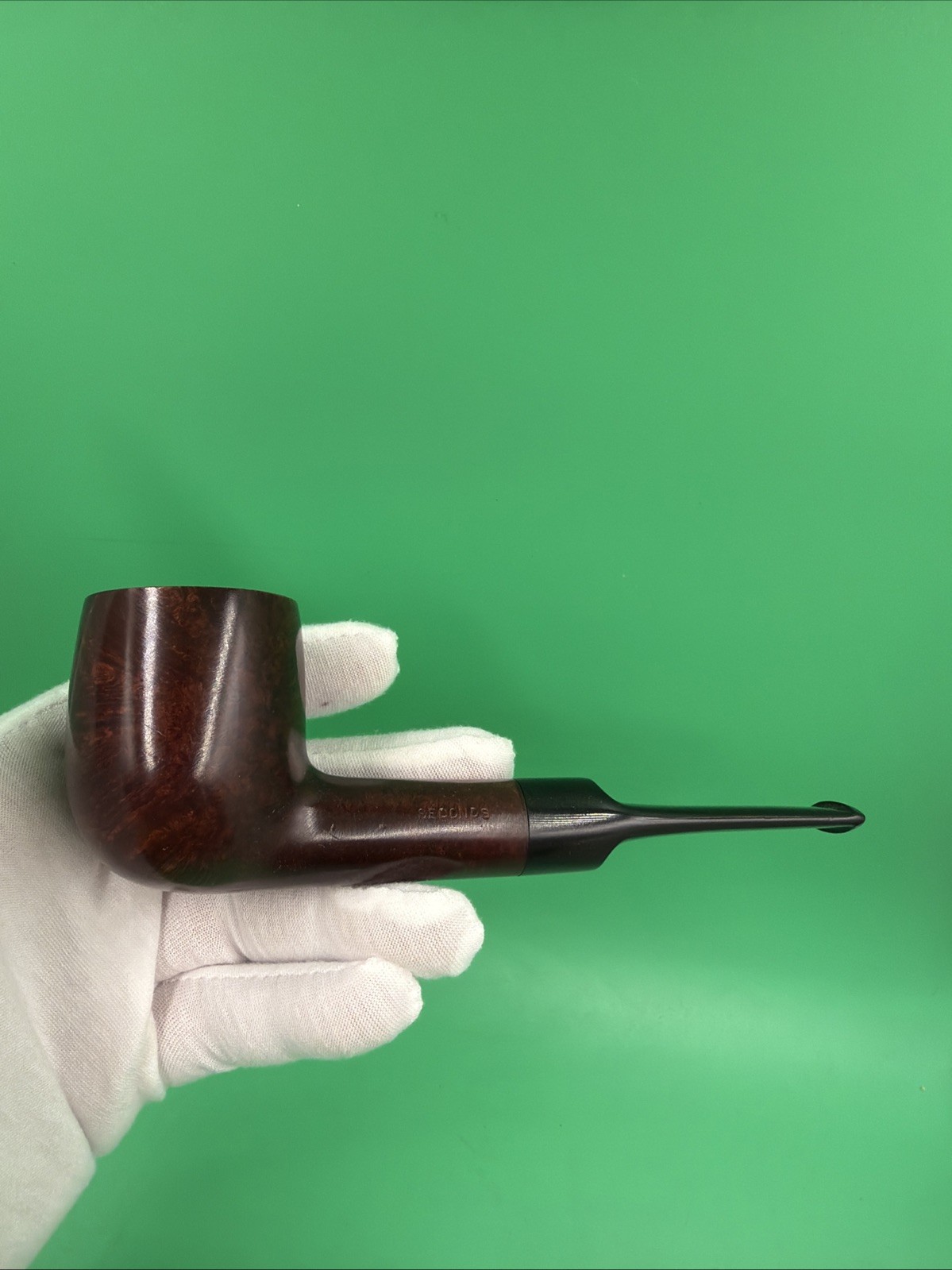 Vintage Imprint Briar Pipe Second Made In England Classic Smooth Finish Unsmoked Vintage Imprint Briar Pipe Second Made In England Classic Smooth Finish Unsmoked