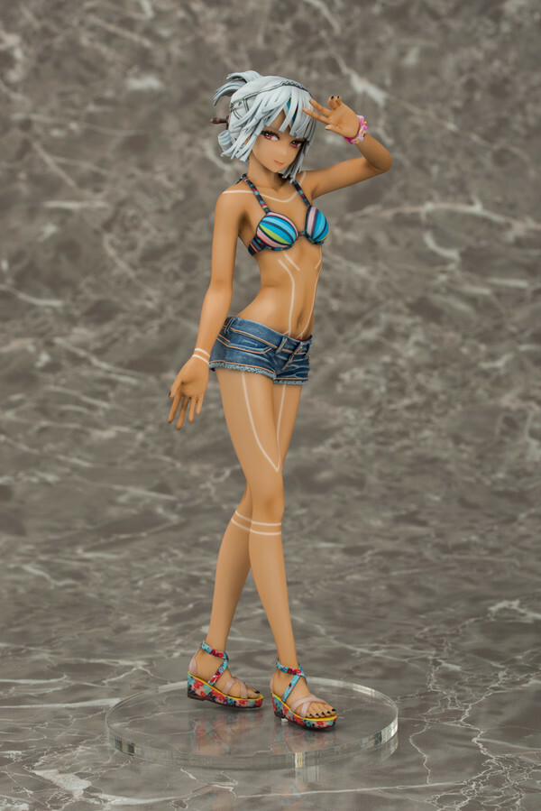AOSHIMA FATE/EXTELLA ATTILA 1/8 PVC FIGURE STREET VACANCES VERSION NEW SEALED US