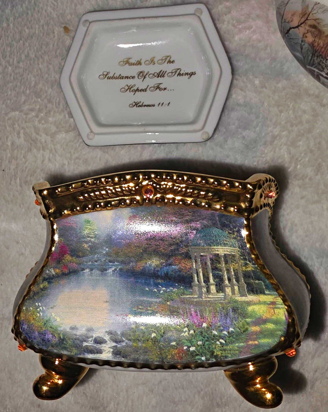 Thomas Kinkade Blessings Musical Prayer Box Thomas Kinkade Blessings Musical Prayer Box