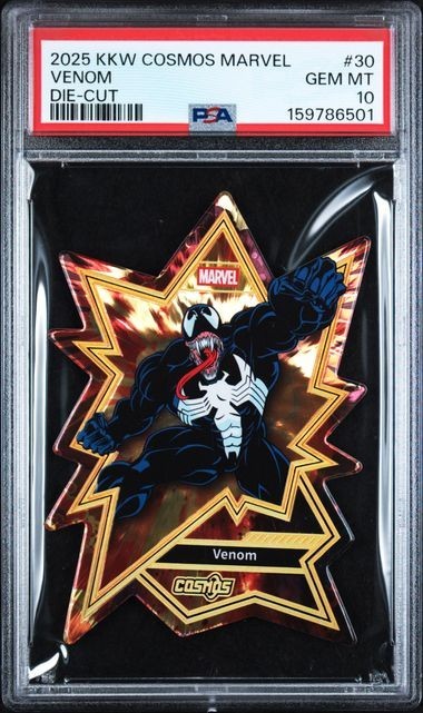 2025 KAKAWOW COSMOS MARVEL VENOM DIE-CUT #30 PSA 10 SPIDER-MAN