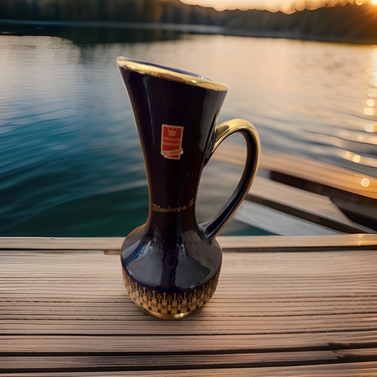 Vtg Royal Porzellan Bavaria KPM Kobalt Germany Vase Gold Trim Halbach Geschenke Vtg Royal Porzellan Bavaria KPM Kobalt Germany Vase Gold Trim Halbach Geschenke