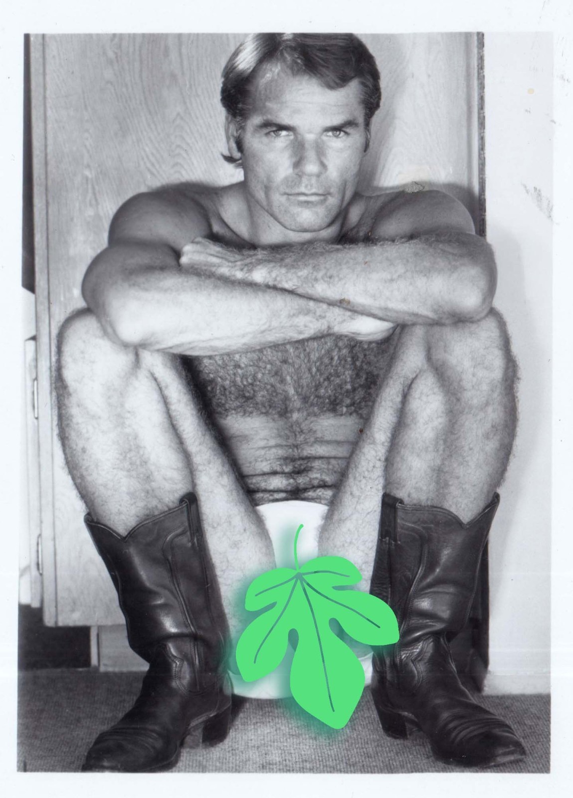 Vintage photo - Colt model Gunther Keller in gapped briefs - Gay interest Vintage photo - Colt model Gunther Keller in gapped briefs - Gay interest