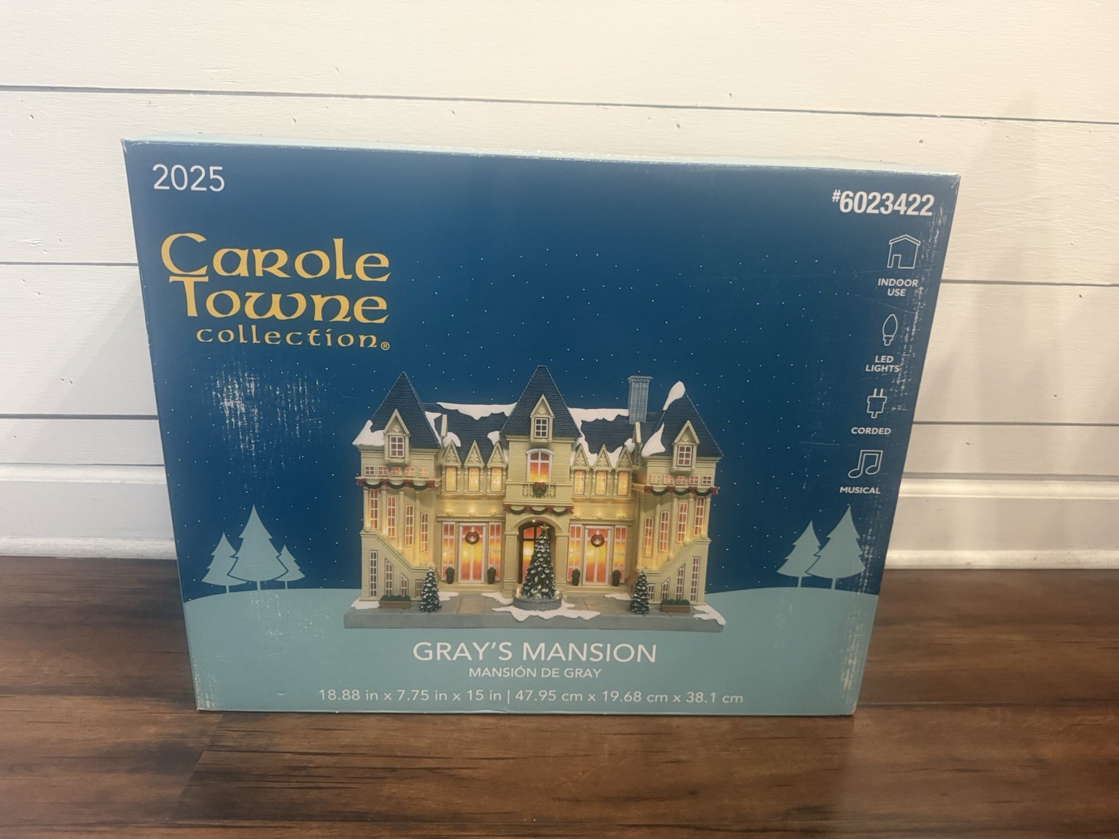 Carole Towne 2025 Gray’s Mansion Animated Lighted Musical Building #6023422 NEW Carole Towne 2025 Gray’s Mansion Animated Lighted Musical Building #6023422 NEW