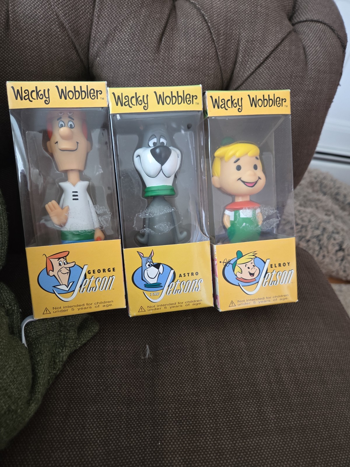 Funko Wacky Wobbler The Jetsons Lot of 3 Astro George Elroy Bobbleheads Boxed Funko Wacky Wobbler The Jetsons Lot of 3 Astro George Elroy Bobbleheads Boxed