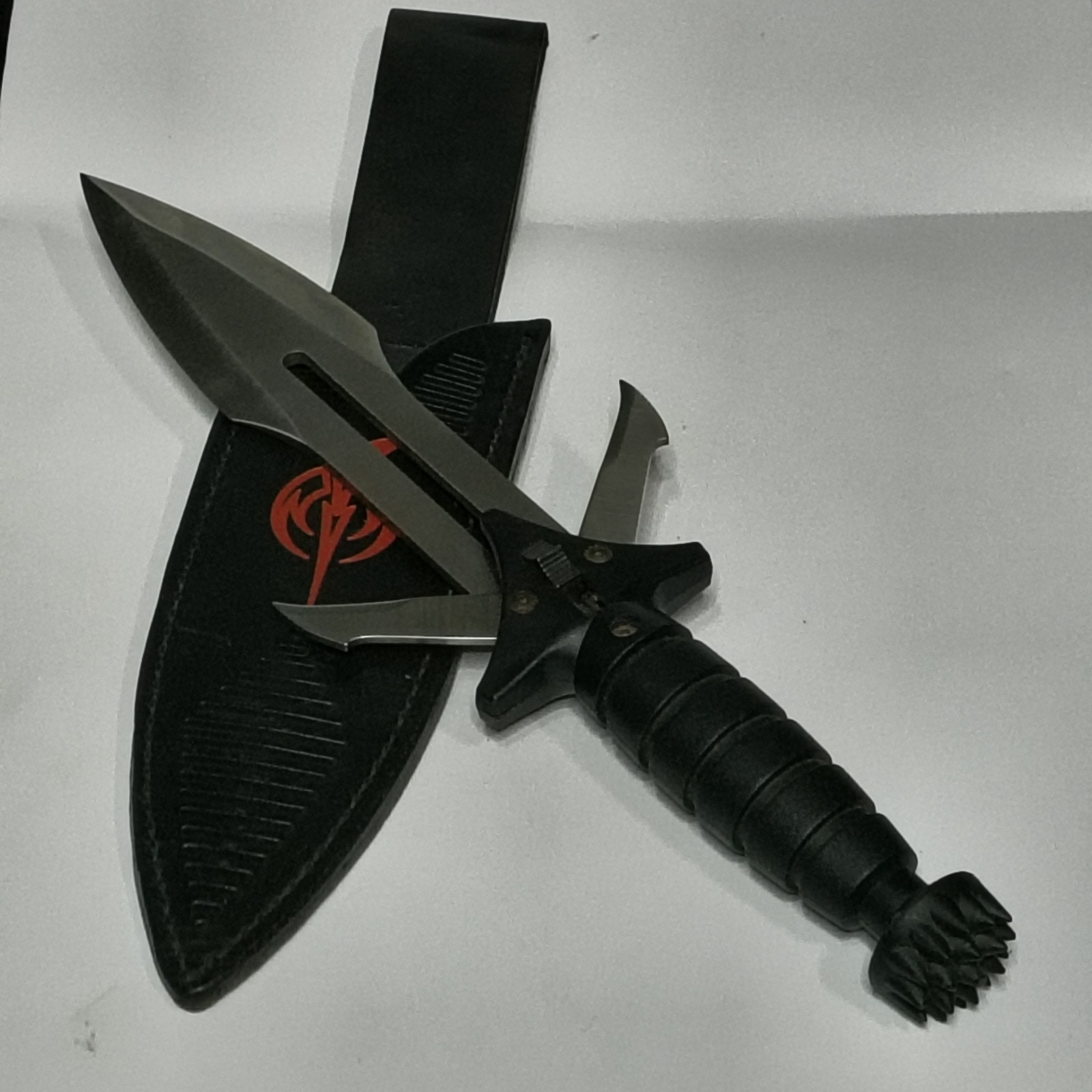 Vintage USA United Cutlery UC726 Phoenix Star Trek Klingon Dagger Knife & Sheath