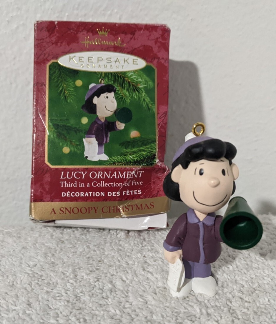 Hallmark Lucy Keepsake Ornaments A Snoopy Christmas Peanuts 50th 2000 READ Hallmark Lucy Keepsake Ornaments A Snoopy Christmas Peanuts 50th 2000 READ