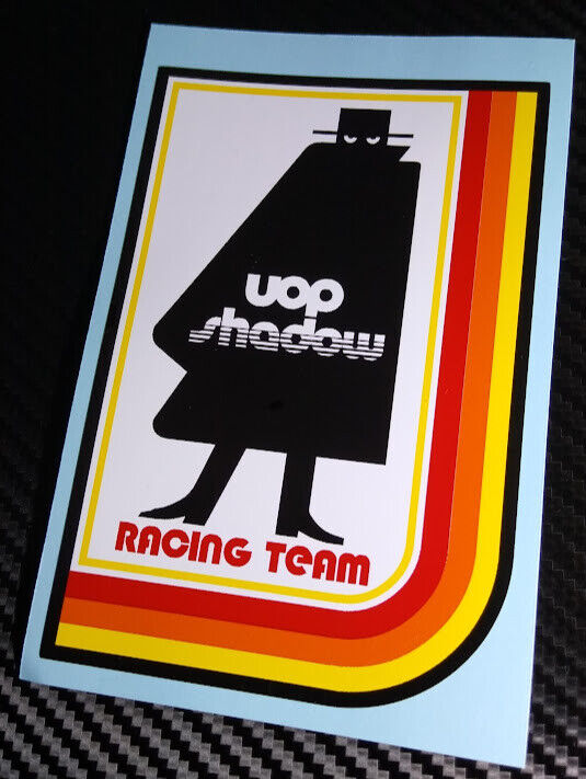 UOP SHADOW RACING TEAM • Vintage Style Sticker • Decal