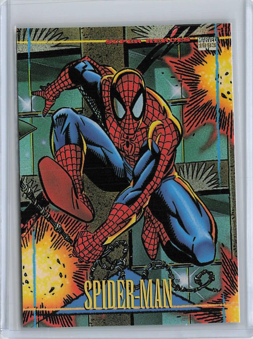 Marvel 1993 Spider-Man #59 Character Card Peter Parker Marvel 1993 Spider-Man #59 Character Card Peter Parker