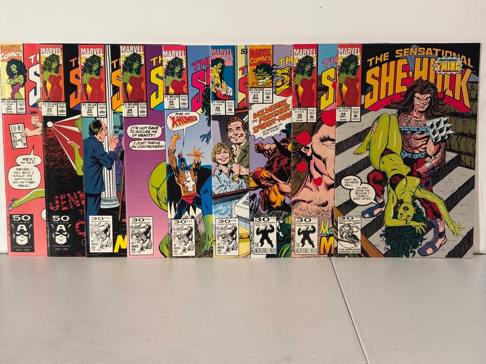 SENSATIONAL SHE-HULK 31-39 - NM - 1991/92 - John Byrne - 34 SENSATIONAL SHE-HULK 31-39 - NM - 1991/92 - John Byrne - 34