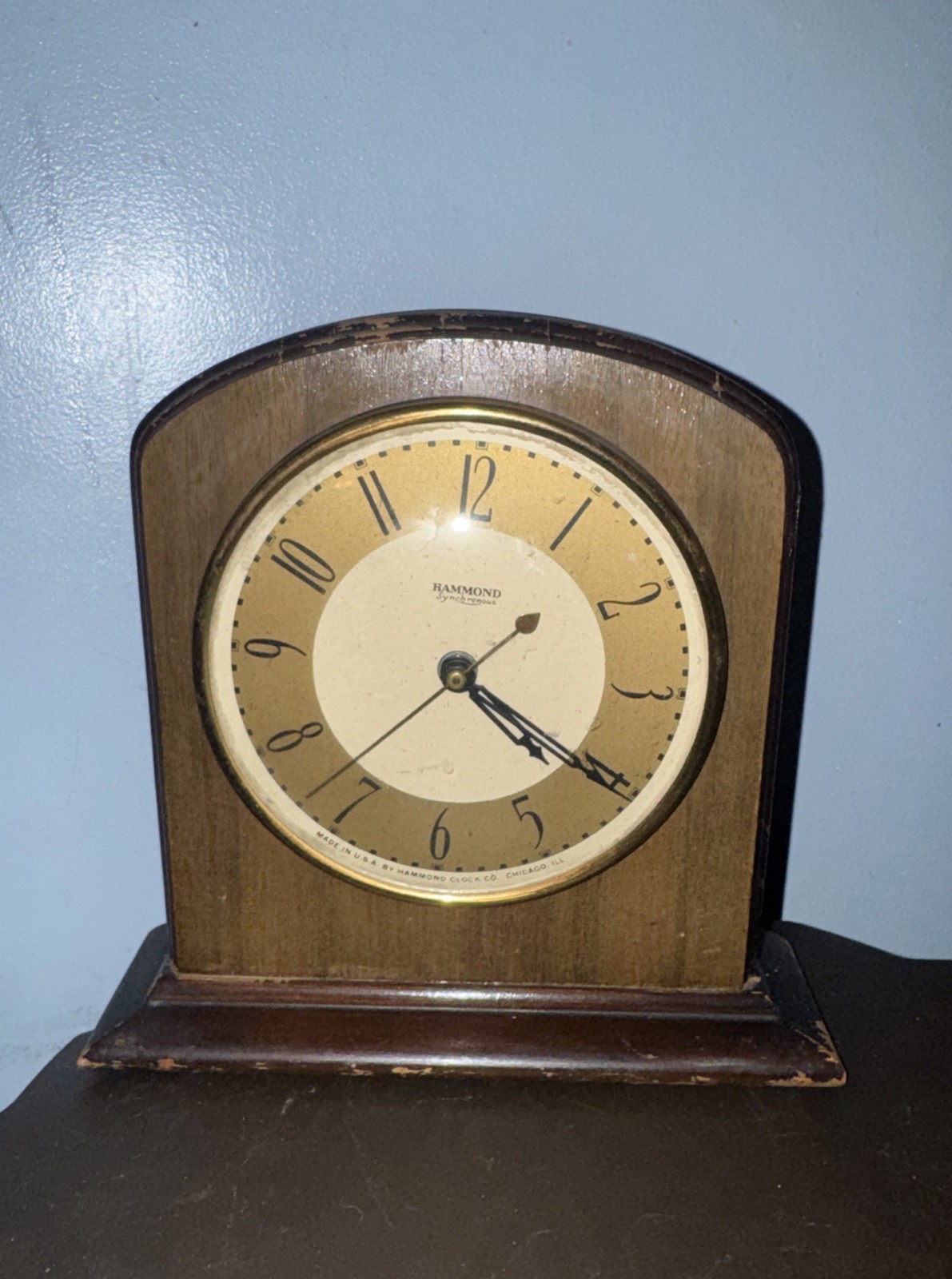 Vintage 1930s Hammond Synchronous Como Electric Mantel Clock USA Art Deco WORKS Vintage 1930s Hammond Synchronous Como Electric Mantel Clock USA Art Deco WORKS