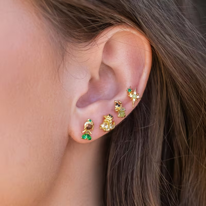 Disney Princess and the Frog Tiana Girls Crew Inspired Earrings