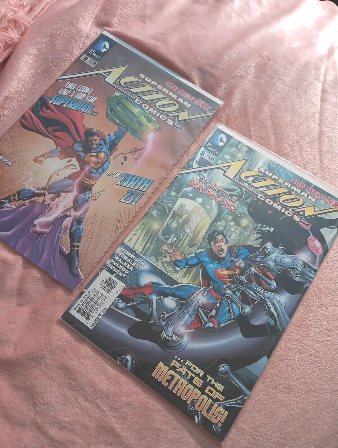 Superman  action comics # 8,9 2012