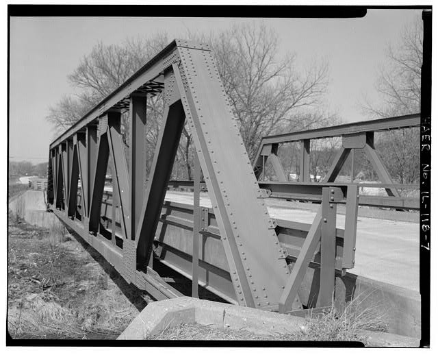 Photo:Pearl Illinois Hill Creek Bridge 1930s State Route 100 Truss Bridge