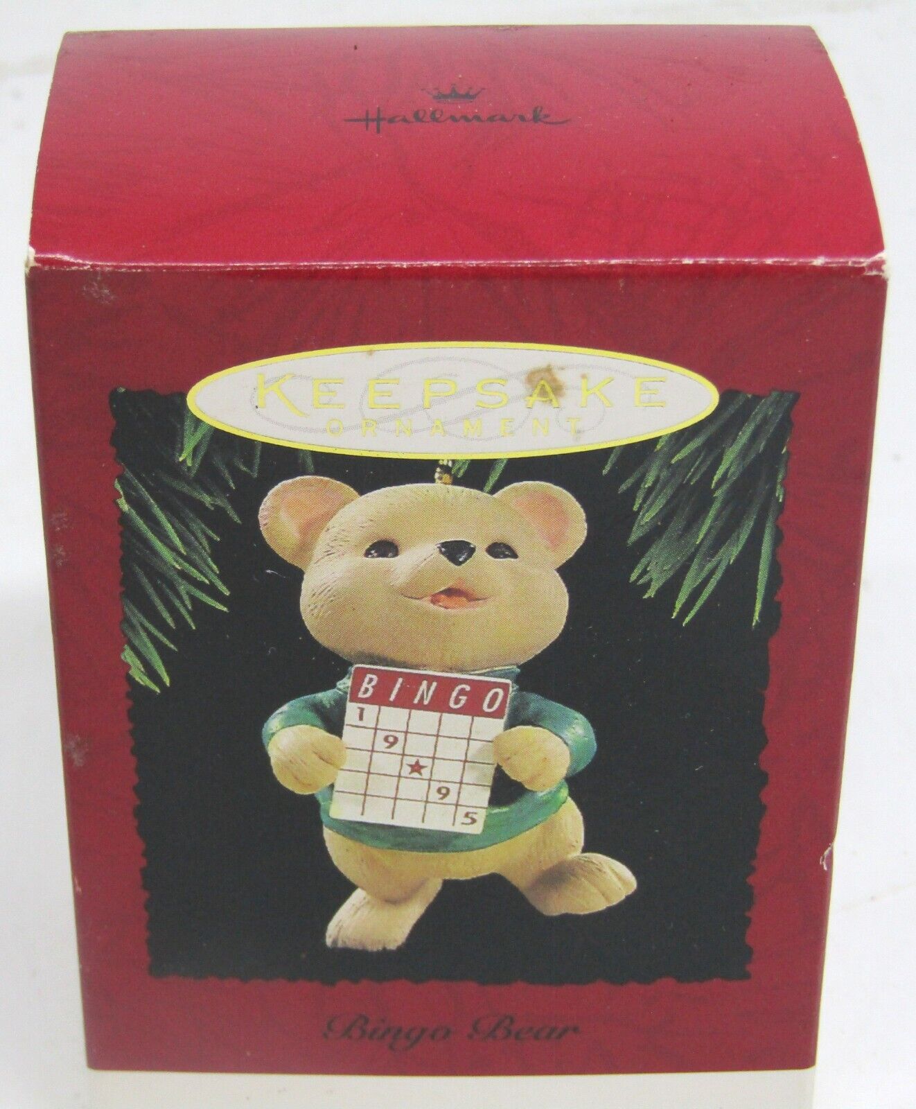 Hallmark Keepsake Ornament Bingo Bear 1995